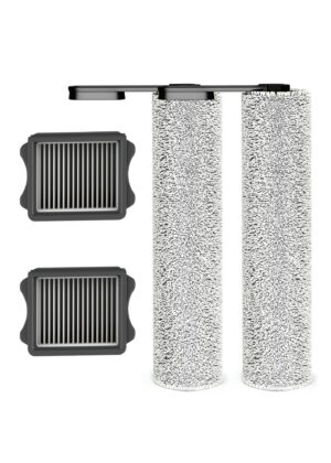 Tineco FLOOR ONE S5 / iFloor 5 Breeze Complete/ iFloor 5 Replacement Brush Roller Kit-2x Brush Roller & 2x HEPA Assy